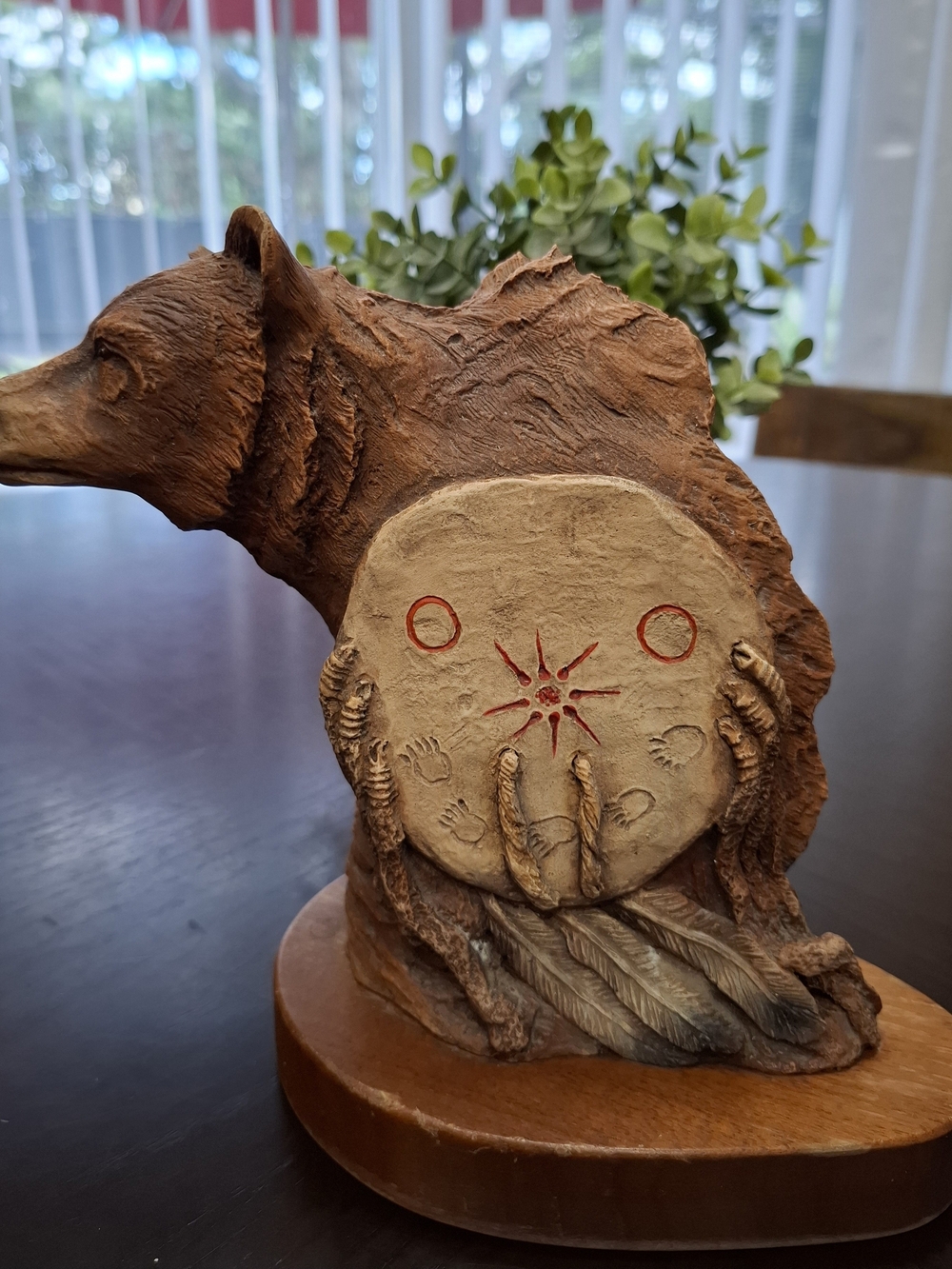 Neil J Rose "He Who Is Feared" Black Bear Sculpture - Limited Edition 268/1500